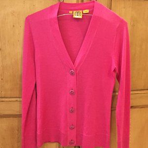 Tory Burch Hot Pink Cardigan - S
